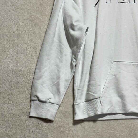 Puma Hoodie Pullover Long Sleeve White Kangaroo Pocket Women's M (New with Tags) - Picture 3 of 12